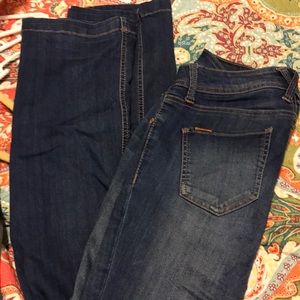 Bell bottom light/medium wash jeans